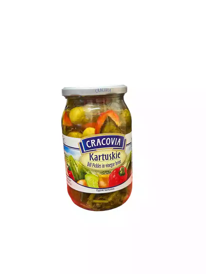 Cracovia Polish Dill Pickles Kartuskie - Ogórki Konserwowe Kartuskie