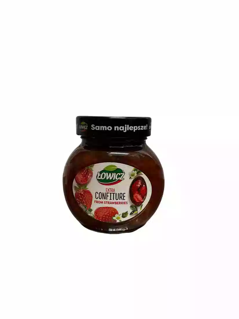 Lowicz Extra confiture Strawberries  240 Gr