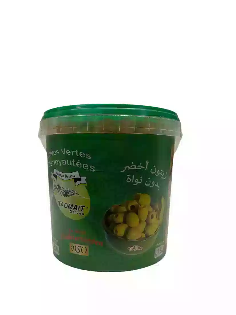 Tadmait Pitted  Olives 800 Gr